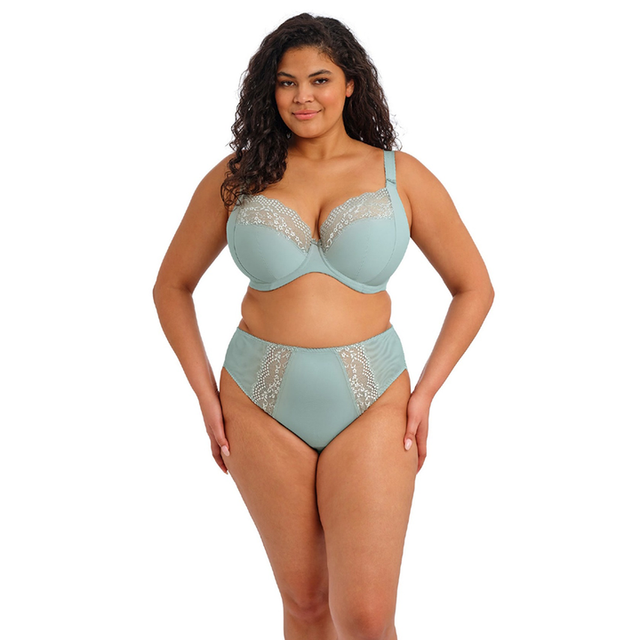 Lucie Stretch Underwire Plunge Bra Mist