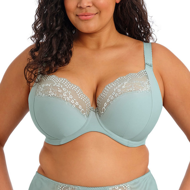 Lucie Stretch Underwire Plunge Bra Mist