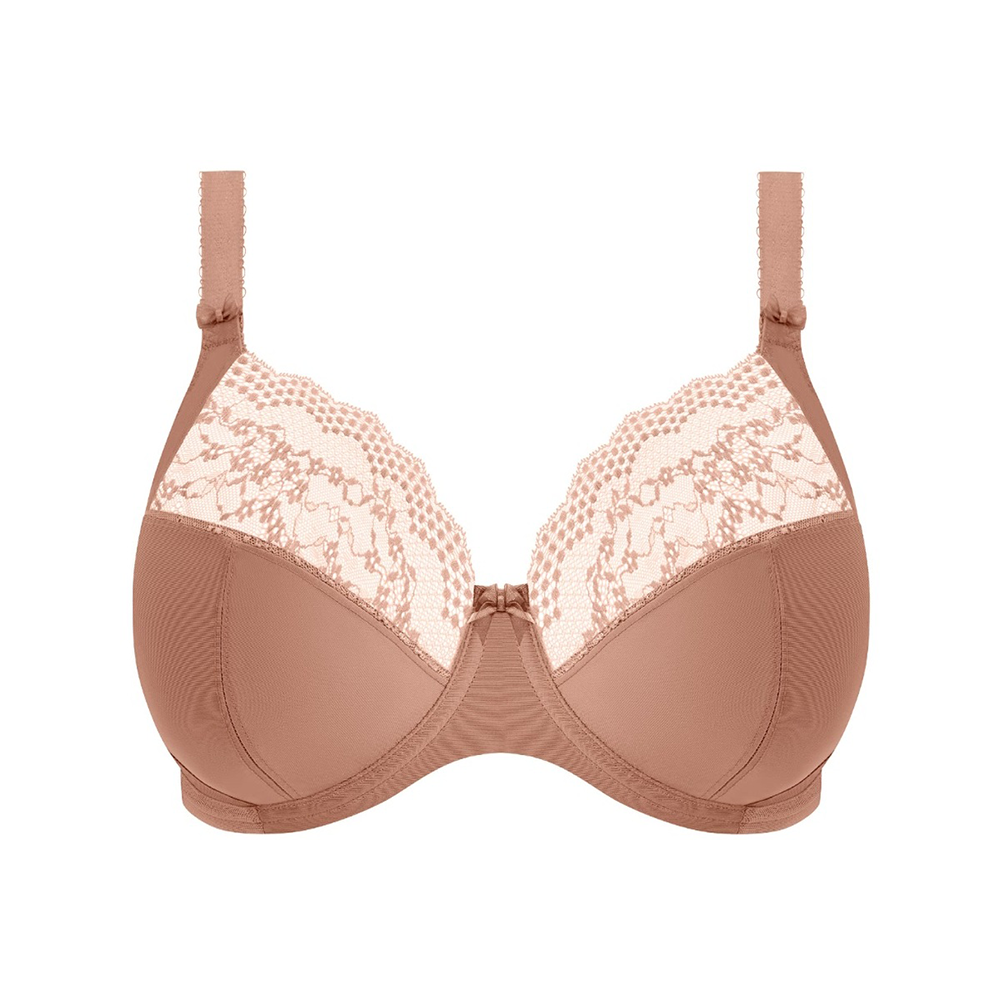 Lucie Underwire Plunge Bra Mocha