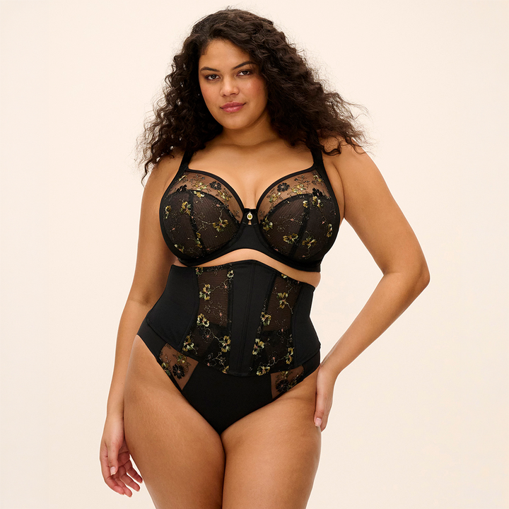 Lyriana Suspender Jet EL303791