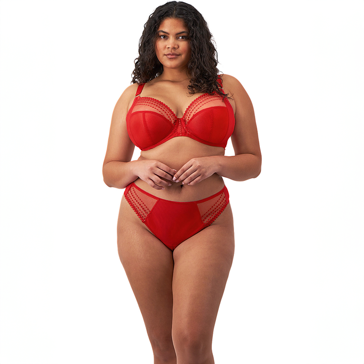 Matilda Underwire Plunge Bra Haute Red