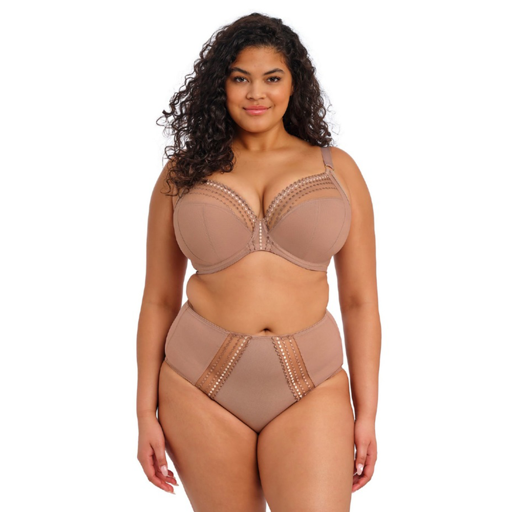 Matilda Underwire Plunge Bra Praline