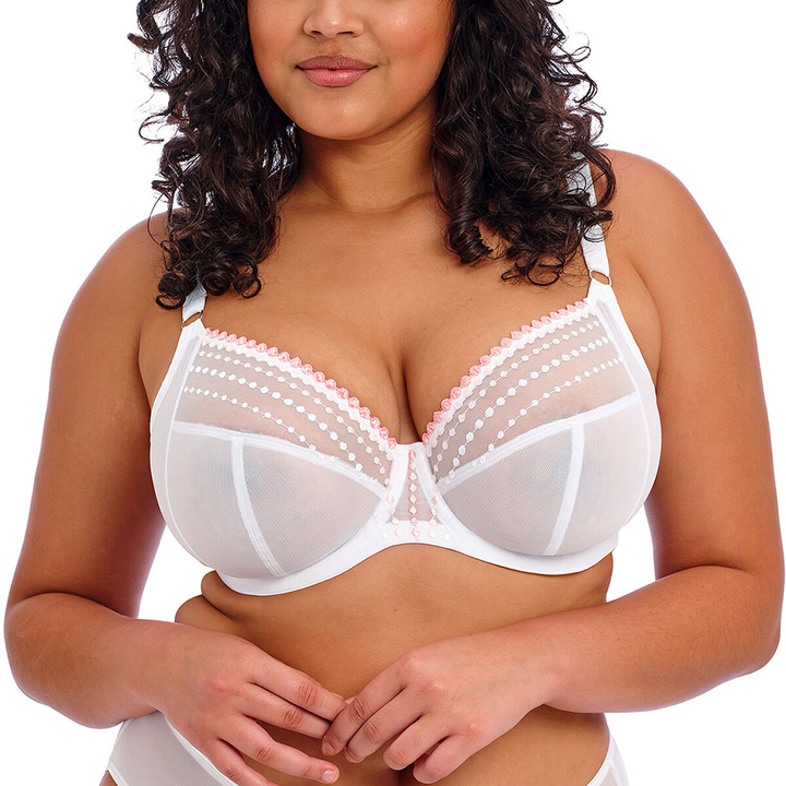 Matilda Underwire Plunge Bra White