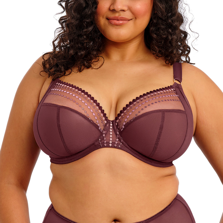 Matilda Underwire Plunge Bra Sugarplum