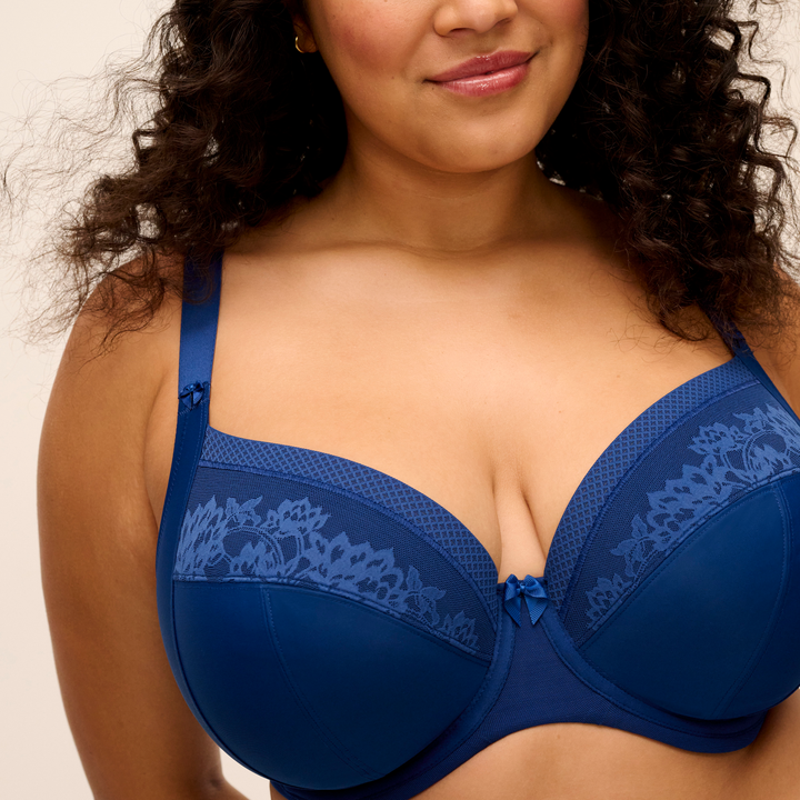 Nerina Stretch Plunge Bra French Navy El302734