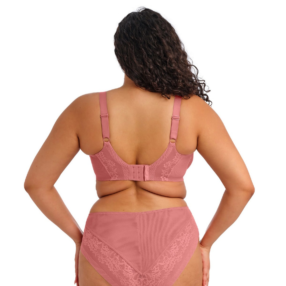 Nerina Underwire Plunge Bra-Stretch Dusty Rose