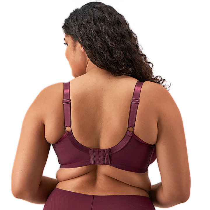 Sachi Underwire Plunge Bra Cabernet