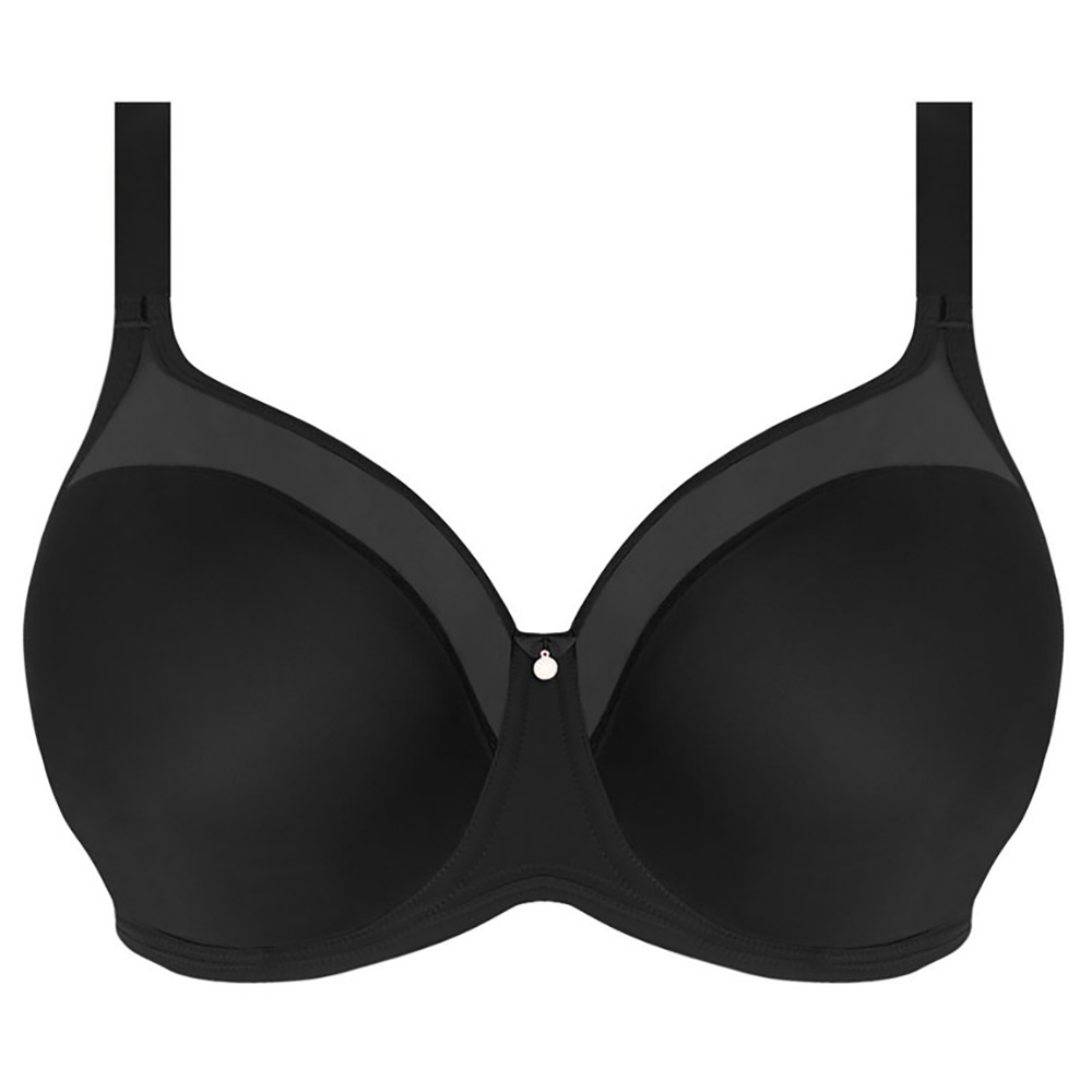 Smooth Underwire Molded Non Padded Bra Black