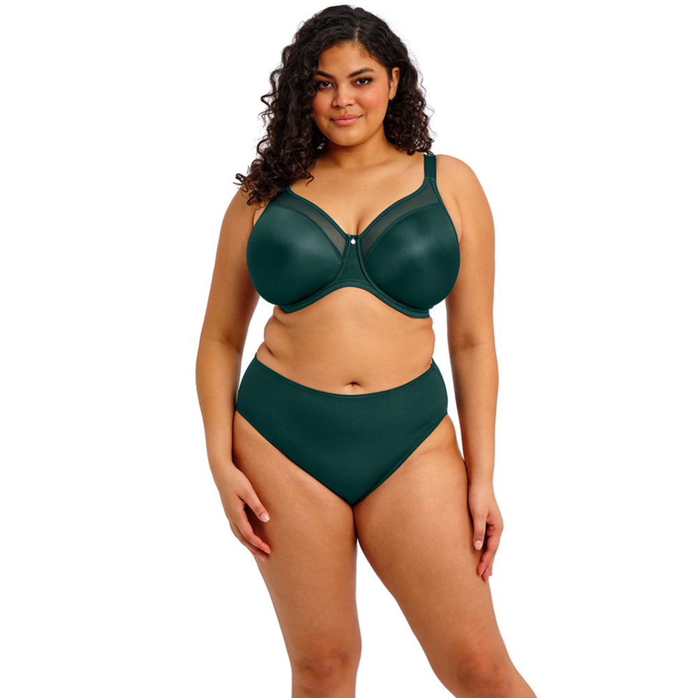 Smooth Underwire Non Padded Bra Deep Emerald