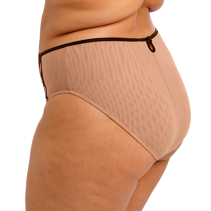 Teagan High Leg Brief Cafe Au Lait