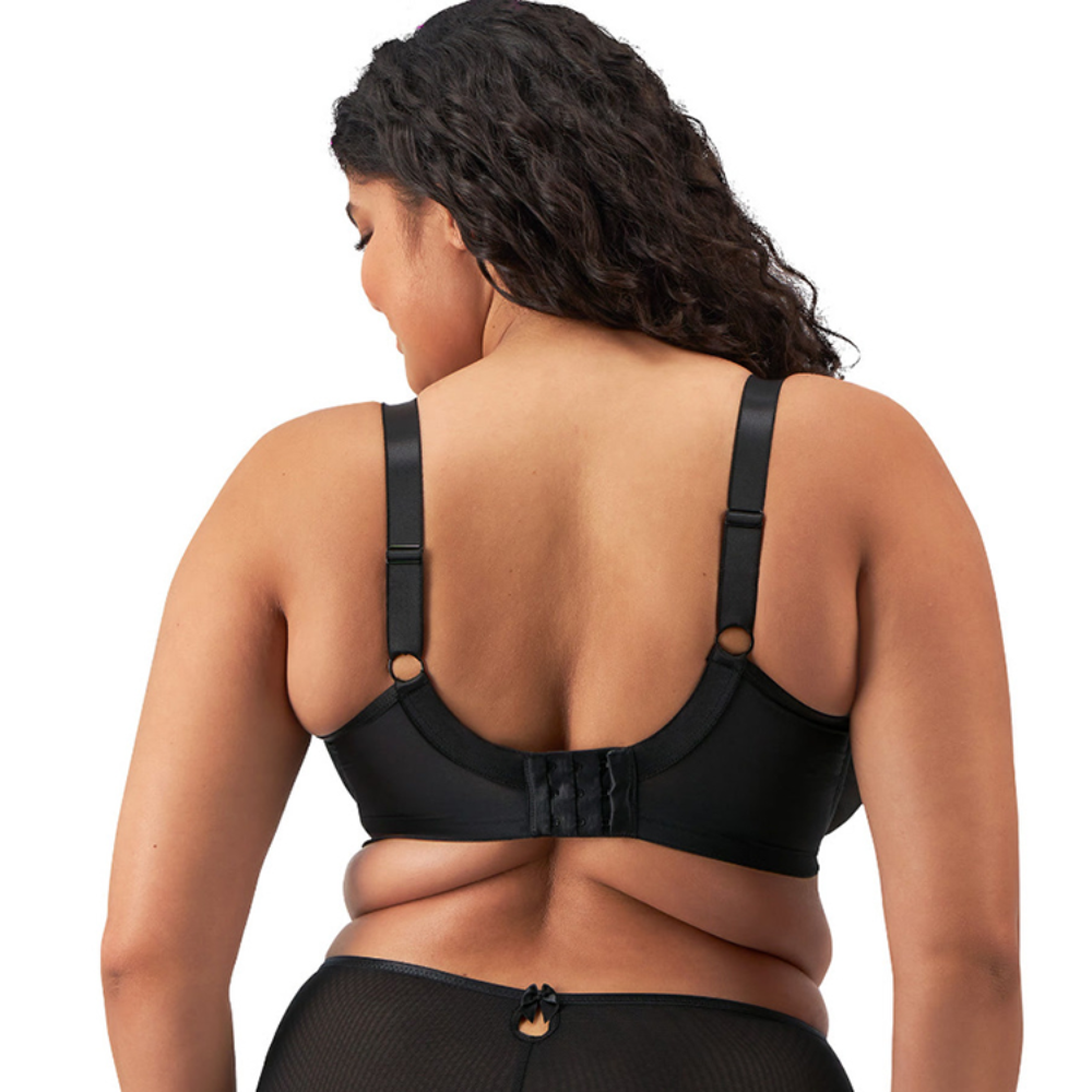 Teagan Underwire Plunge Bra Black/Almond