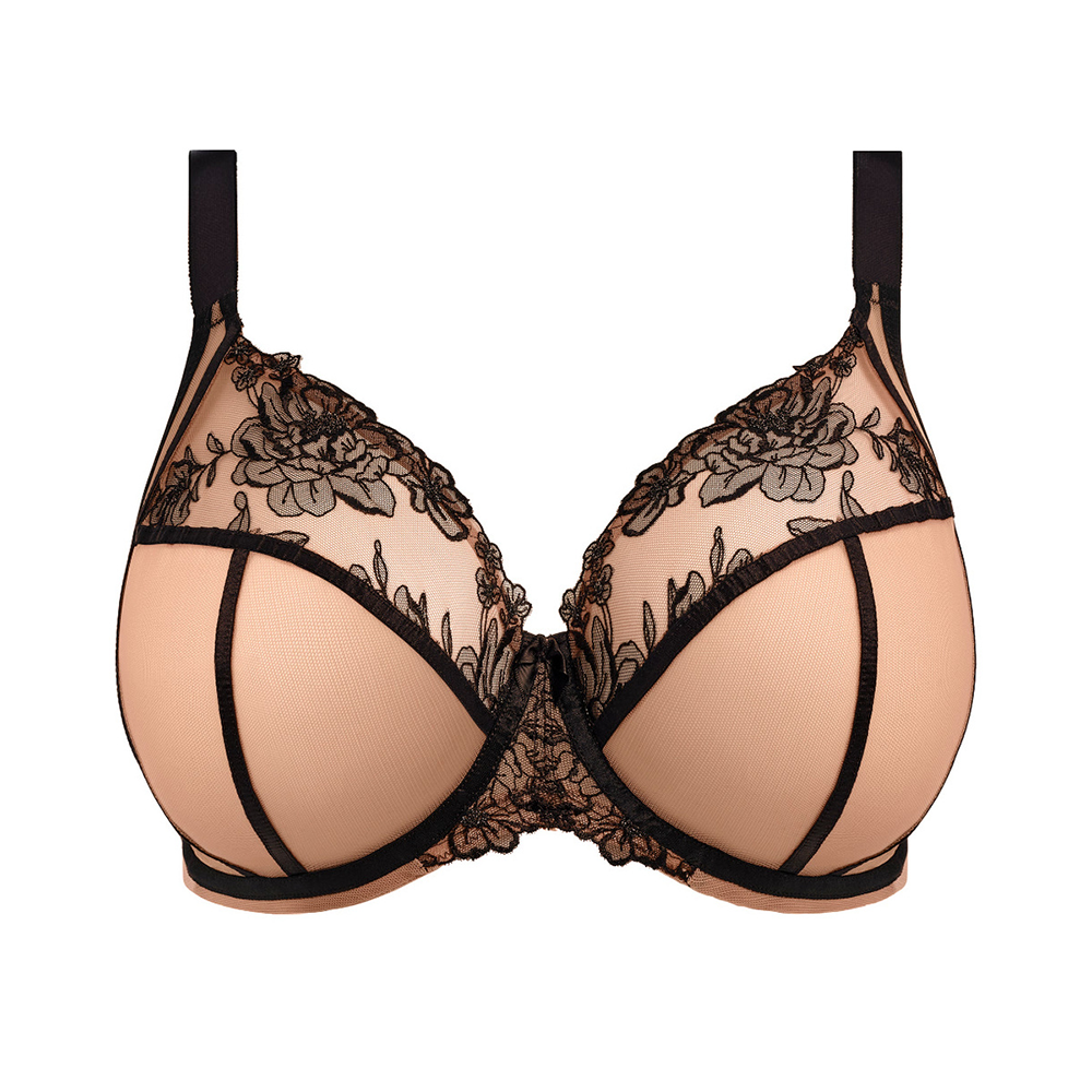 Teagan Underwire Plunge Bra Cafe Au Lait