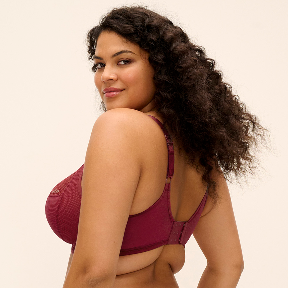 Tiernie Stretch Plunge Bra Tibetan Red EL303334