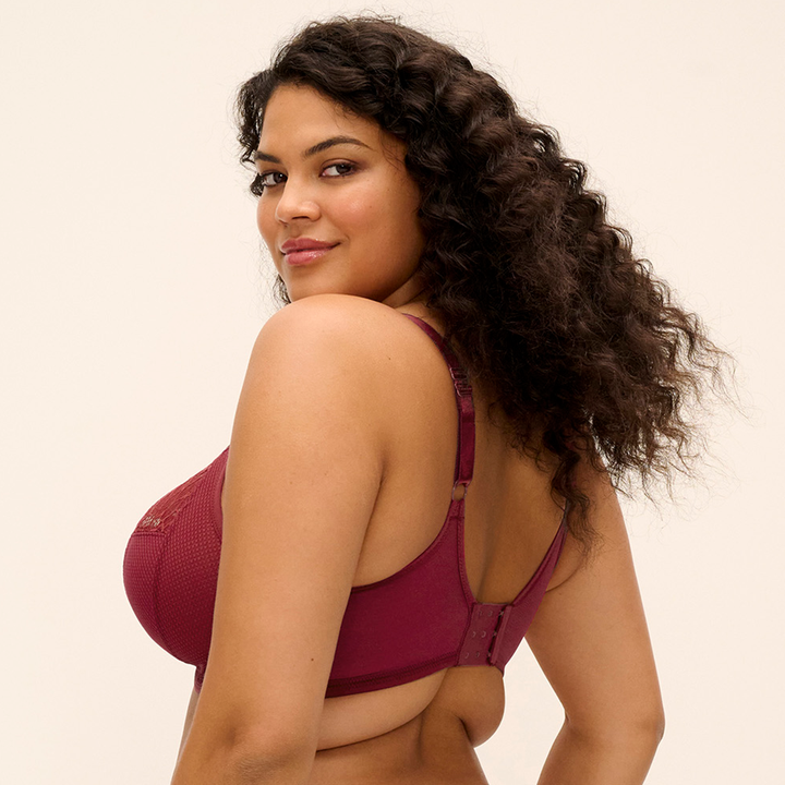 Tiernie Stretch Plunge Bra Tibetan Red EL303334