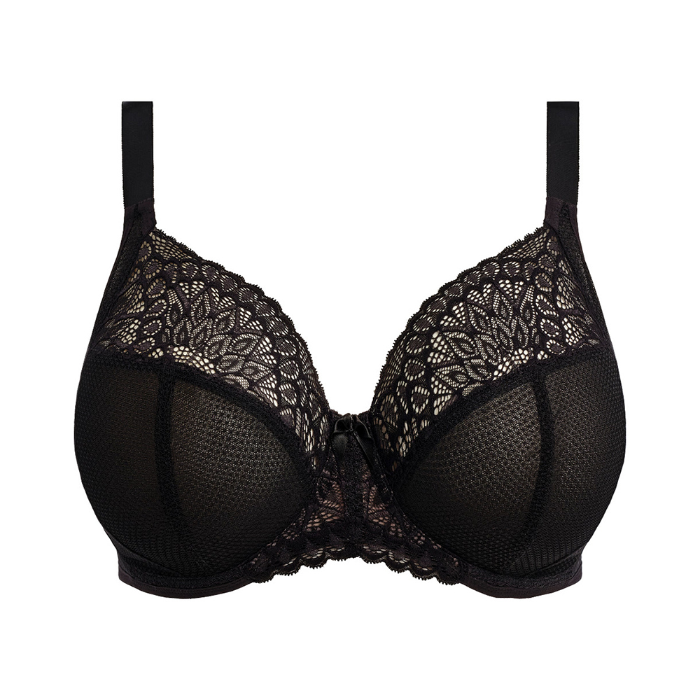 Tiernie Underwire Plunge Bra Black
