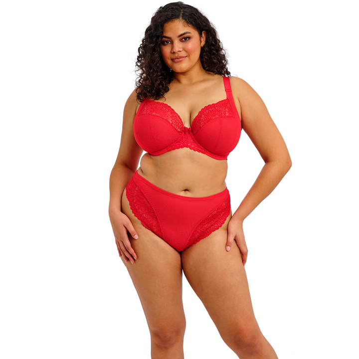 Tiernie Underwire Plunge Bra Red