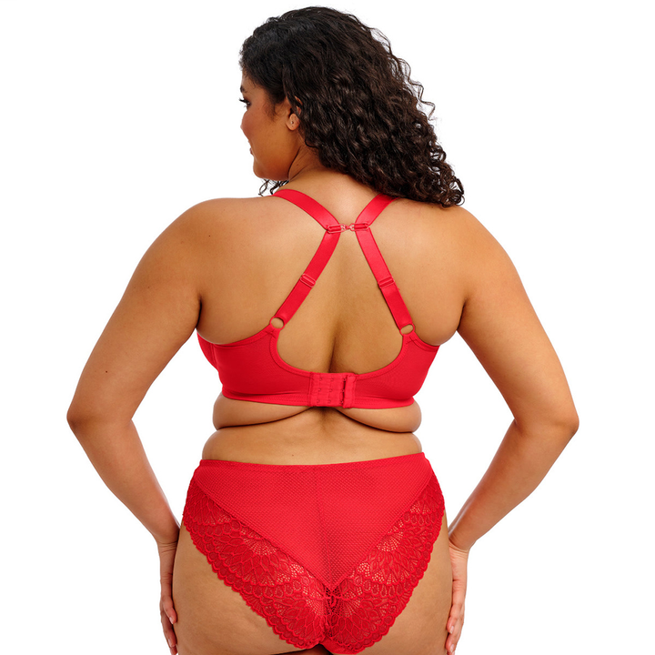 Tiernie Underwire Plunge Bra Red