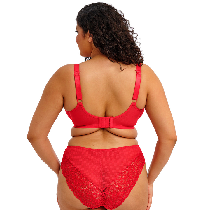 Tiernie Underwire Plunge Bra Red