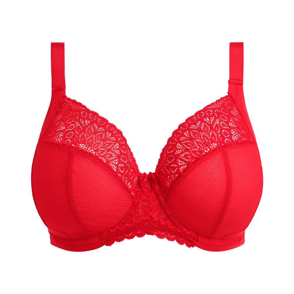 Tiernie Underwire Plunge Bra Red
