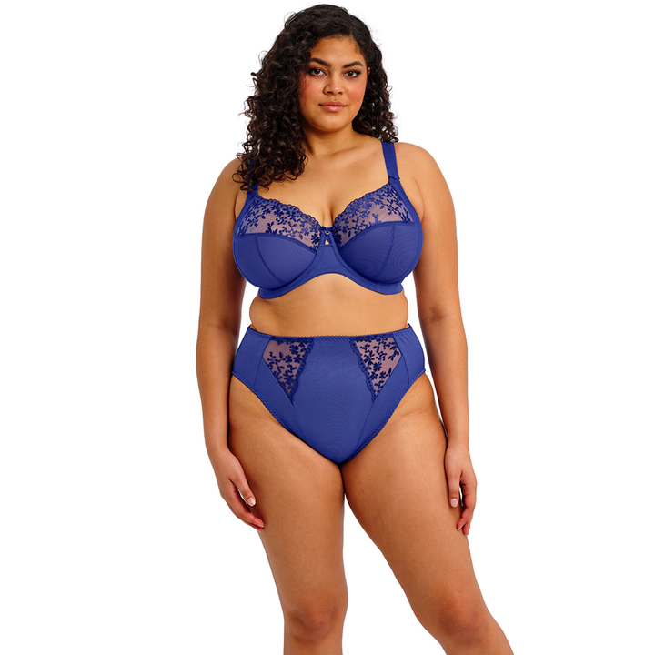 Zarla High Leg Brief Sapphire