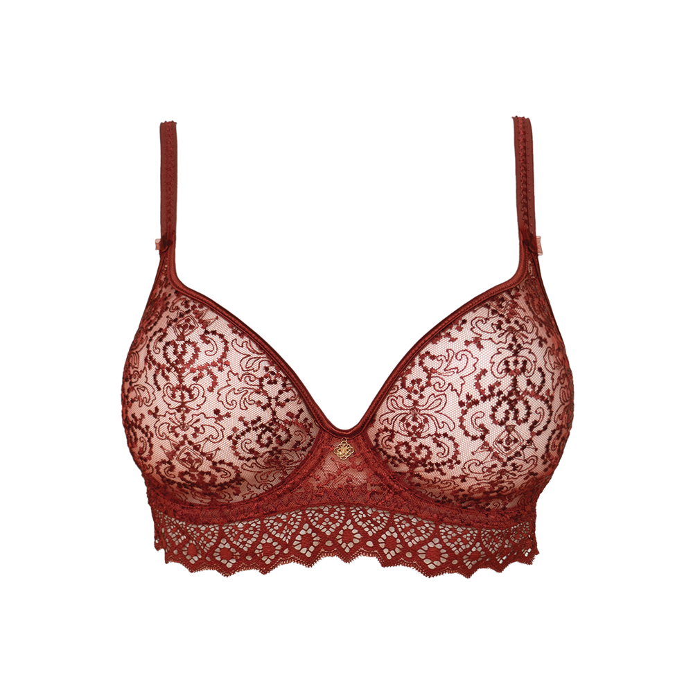 Cassiopee Invisible Plunge Bra Cuivre Dore