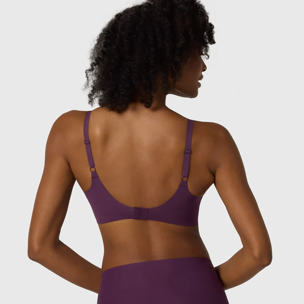 Beyond Wireless Bra Plum