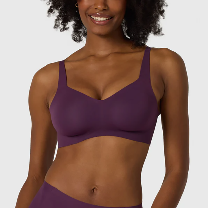 Beyond Wireless Bra Plum