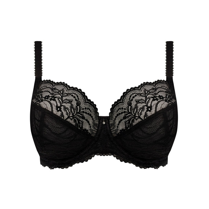 Cesile Underwire Side Support Bra Black