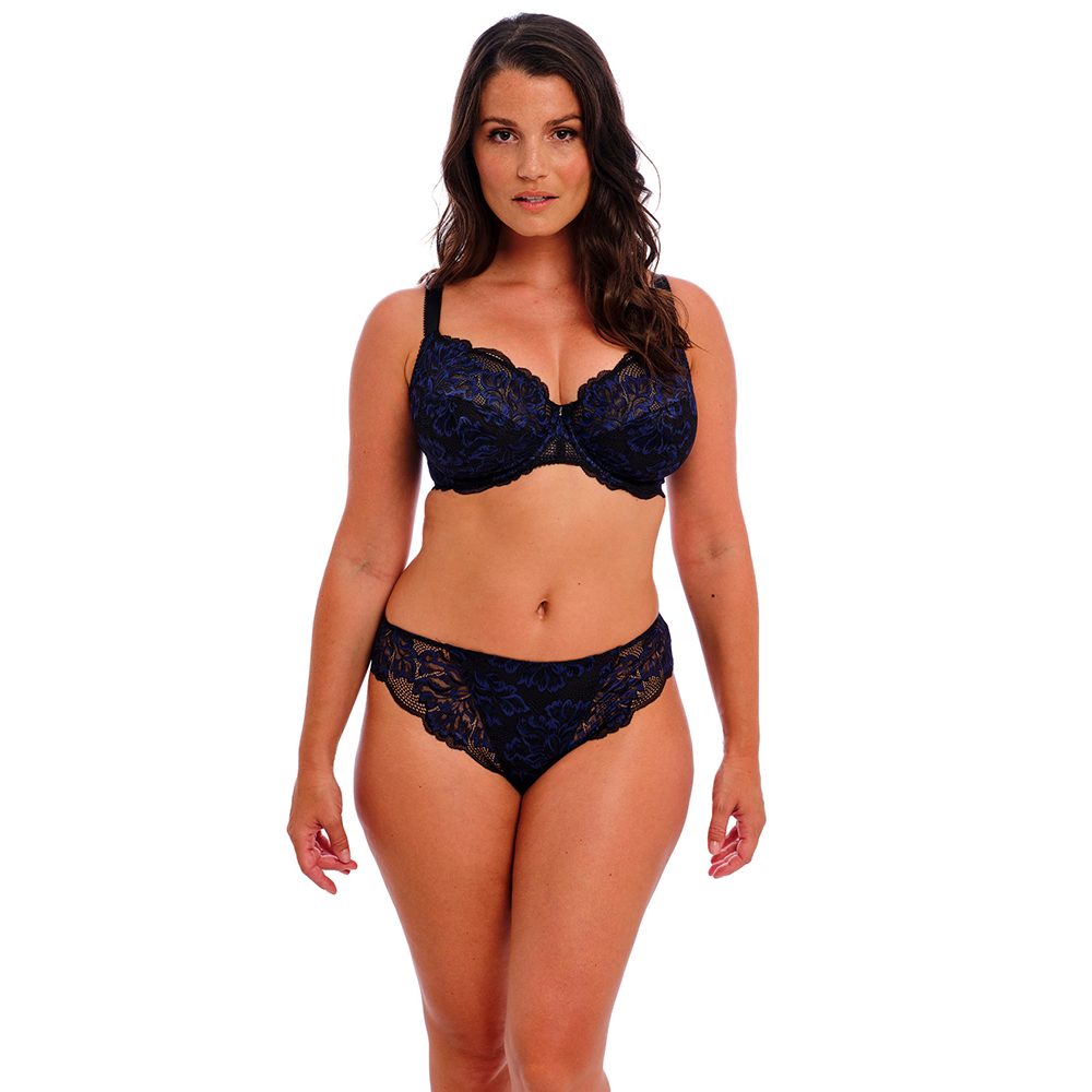 Emmaline Underwire Side Support Bra Midnight