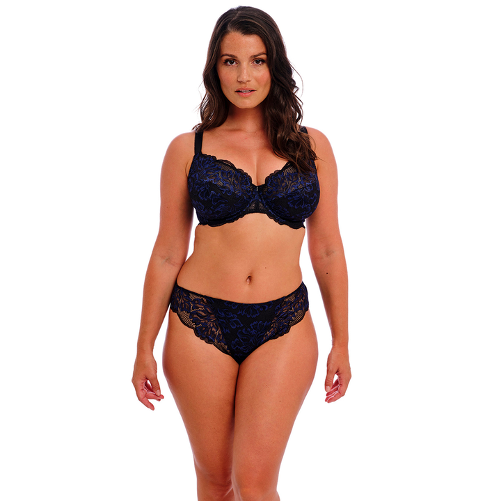 Emmaline Underwire Side Support Bra Midnight