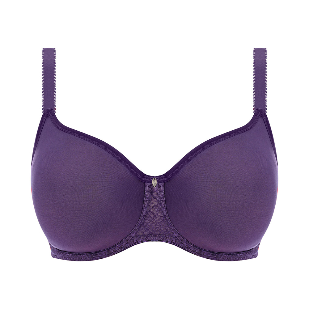 Envisage Underwire Molded Spacer Bra Purple Velvet