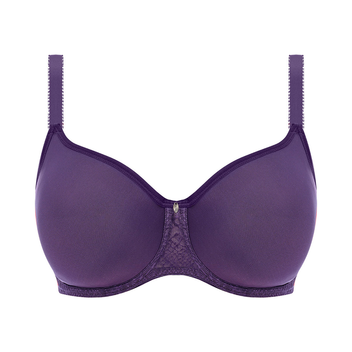 Envisage Underwire Molded Spacer Bra Purple Velvet