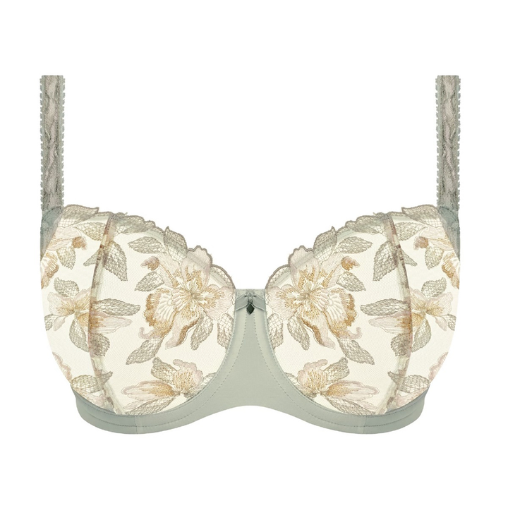 Magdalena Underwire Balconette Bra Vintage Green
