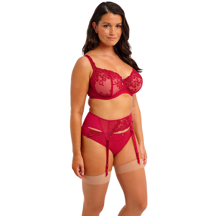 Portia Suspender Red