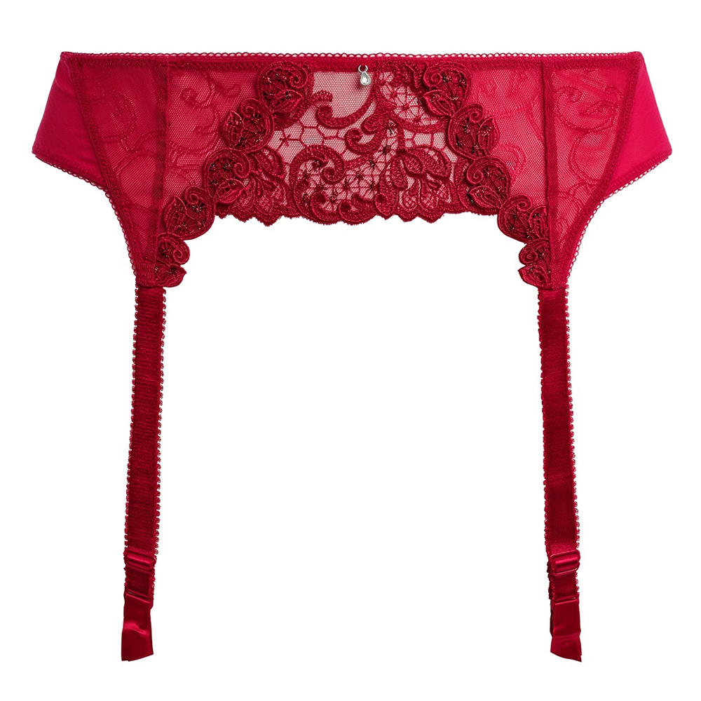 Portia Suspender Red