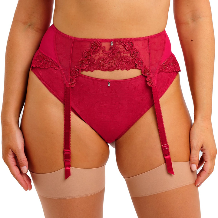 Portia Suspender Red
