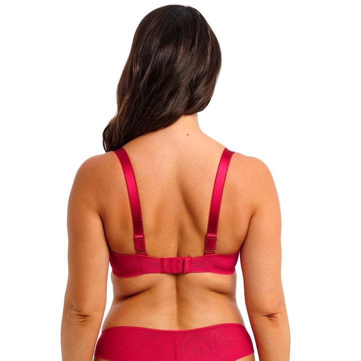Portia Underwire Balconette Bra Red