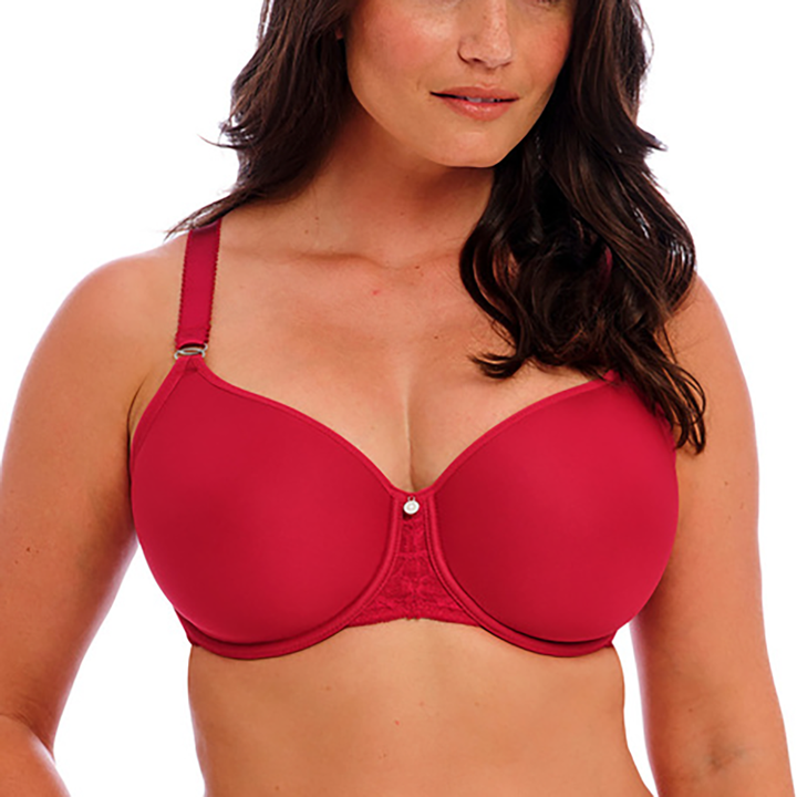 Reflect Underwire Molded Spacer Bra Red