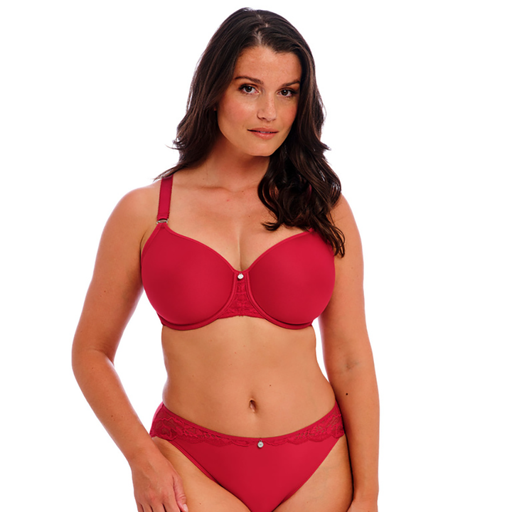 Reflect Underwire Molded Spacer Bra Red