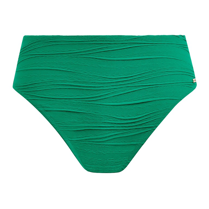Beach Waves High Waist Bikini Brief Tourmaline