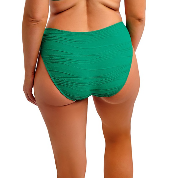 Beach Waves Mid Rise Bikini Brief Tourmaline