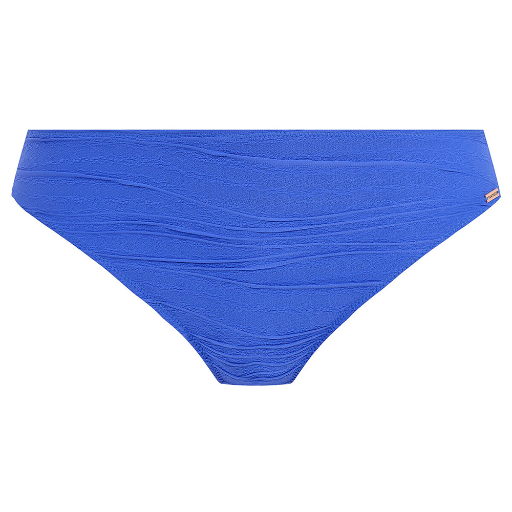 Beach Waves Mid Rise Bikini Brief Ultramarine
