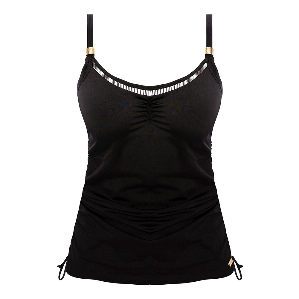 East Hampton Underwire Adjustable Side Tankini Black