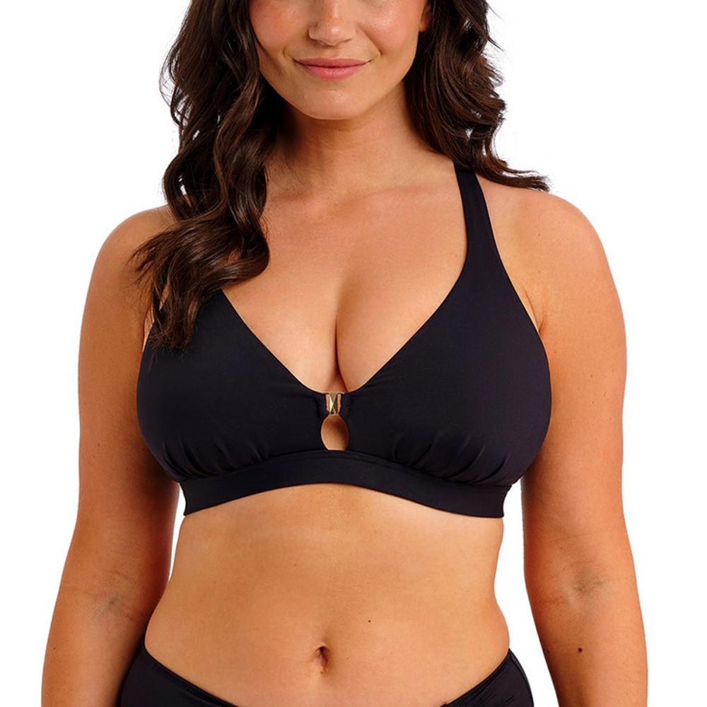Merissa Non Wired Triable Bikini Top Black