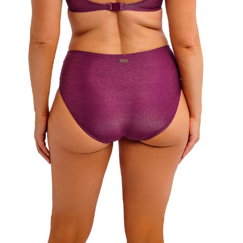 Paros Coast Full Bikini Brief Berry Shimmer