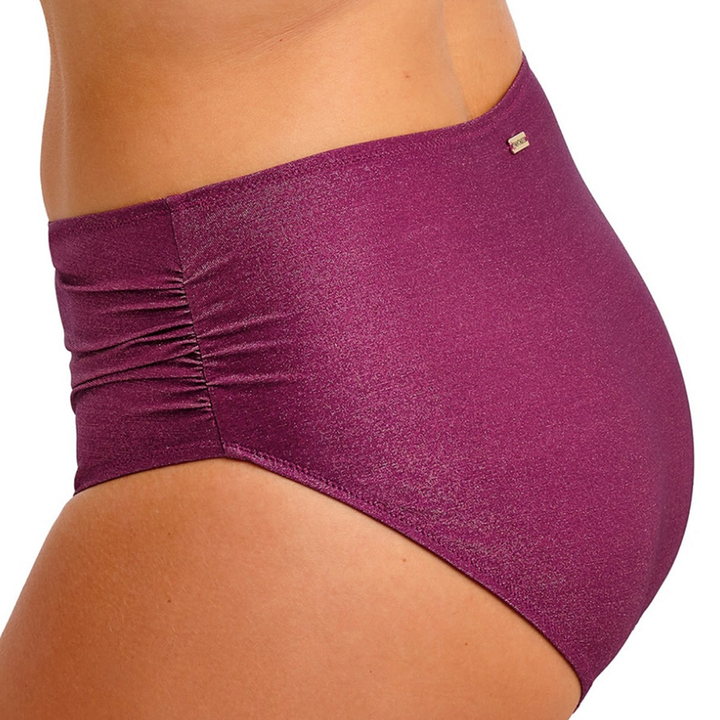 Paros Coast Full Bikini Brief Berry Shimmer