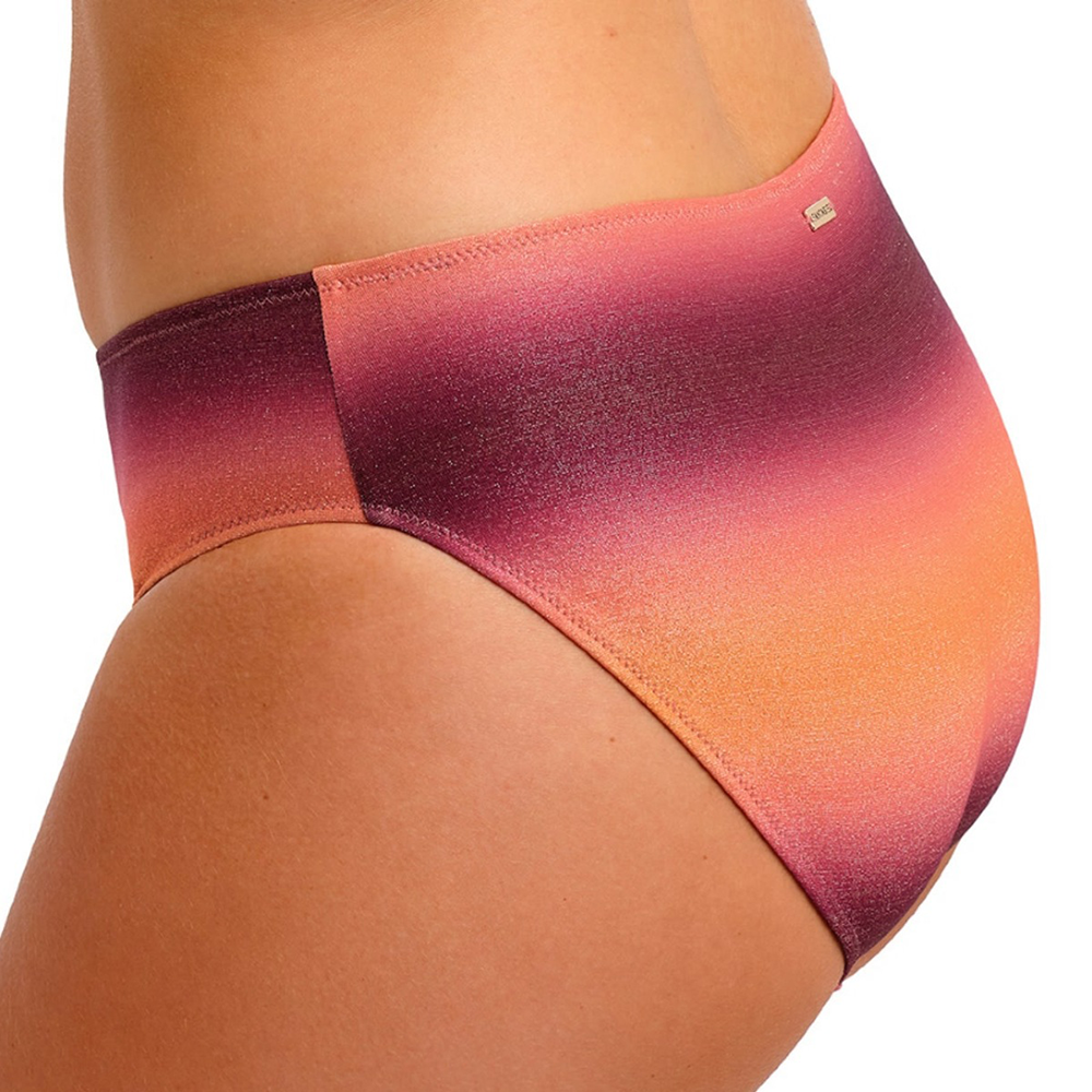 Paros Coast Mid Rise Bikini Brief Sunset Glow