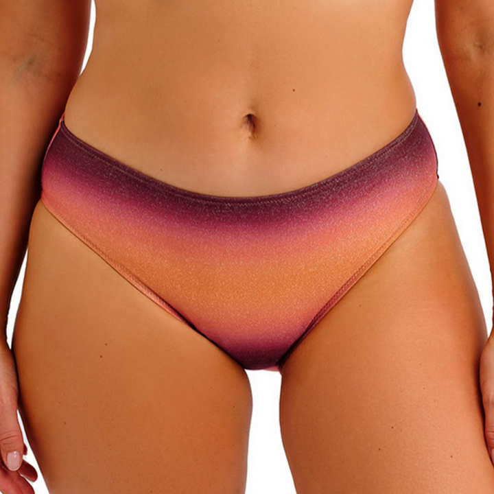 Paros Coast Mid Rise Bikini Brief Sunset Glow