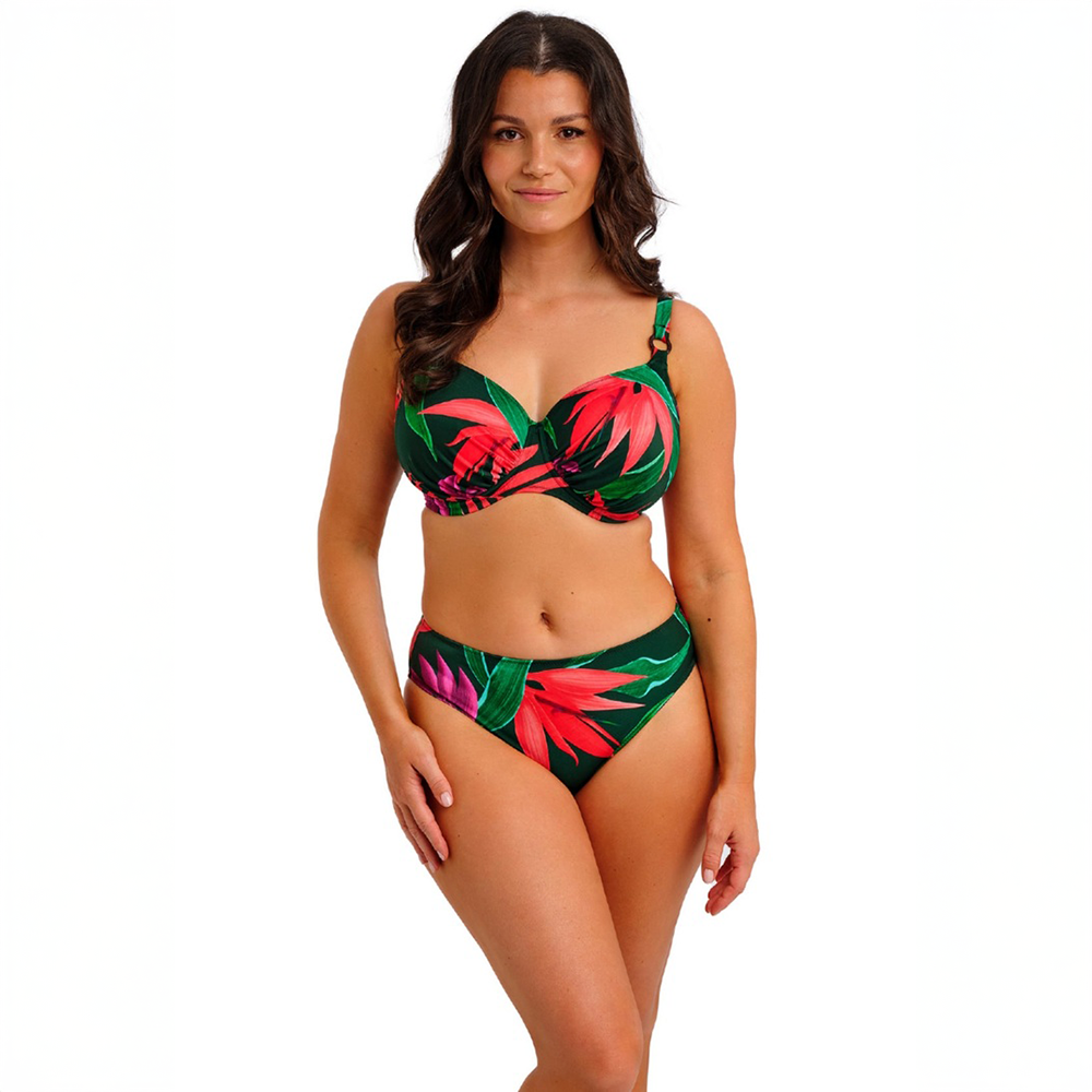 Pichola Underwire Gathered Full Cup Bikini Top Mangrove