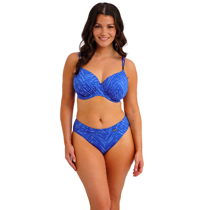 Punta Mita Mid Rise Bikini Brief Sapphire